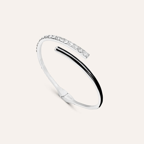 Bangle Lady Sweet Acciaio Cristallo - Bracciali Rigidi Donna | Stroili