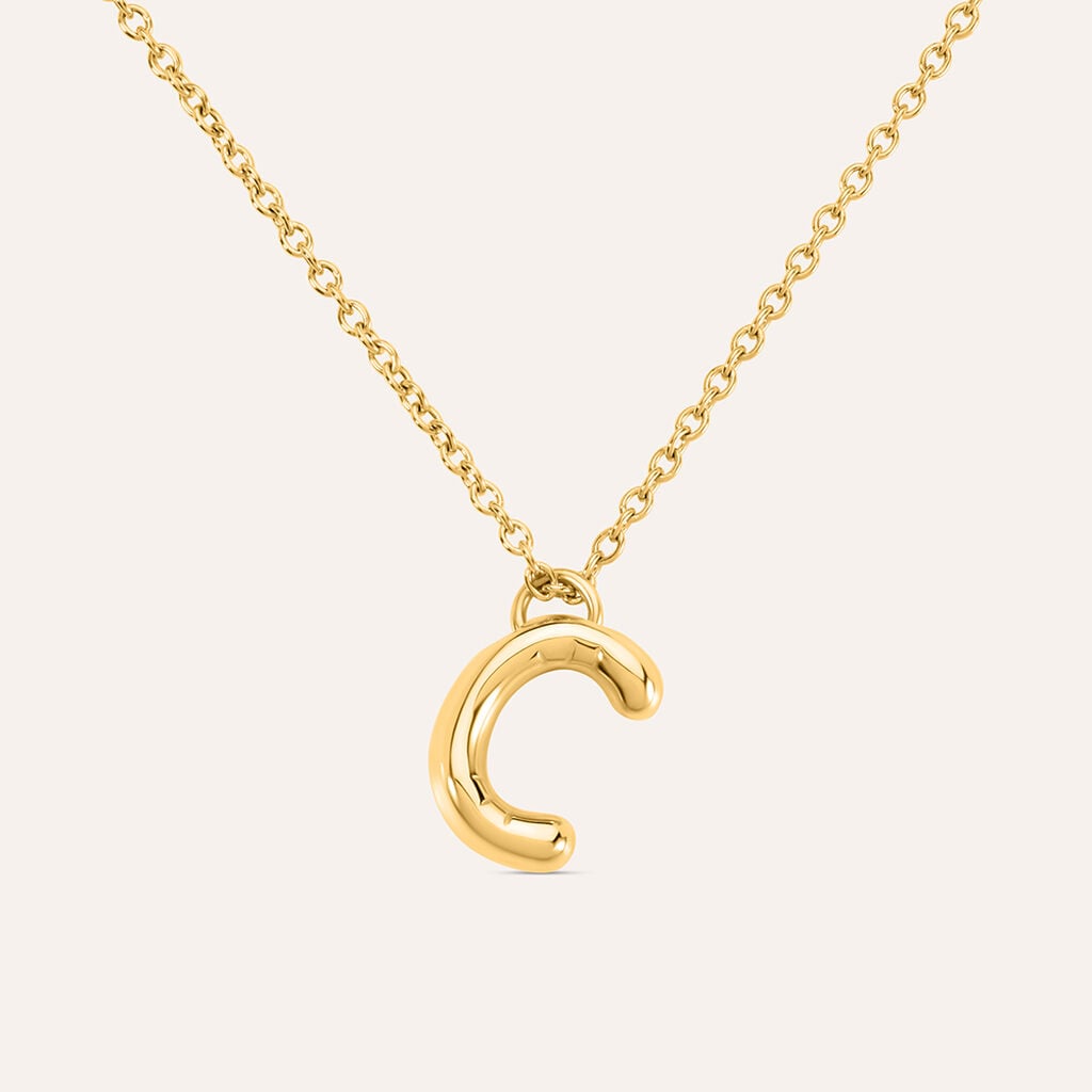 Collana Radiance Acciaio Dorato