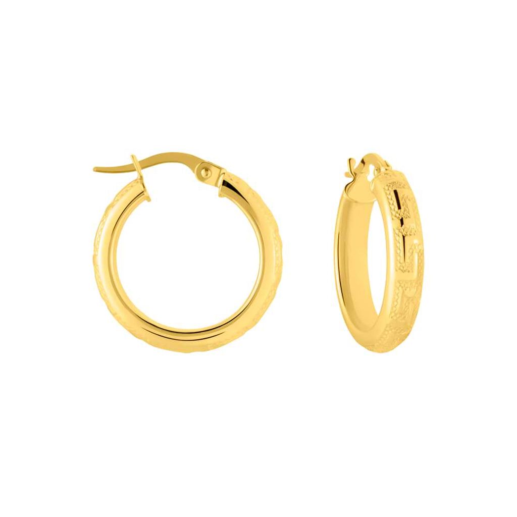 Orecchini A Cerchio Toujours Oro Giallo - Orecchini a Cerchio Donna | Stroili