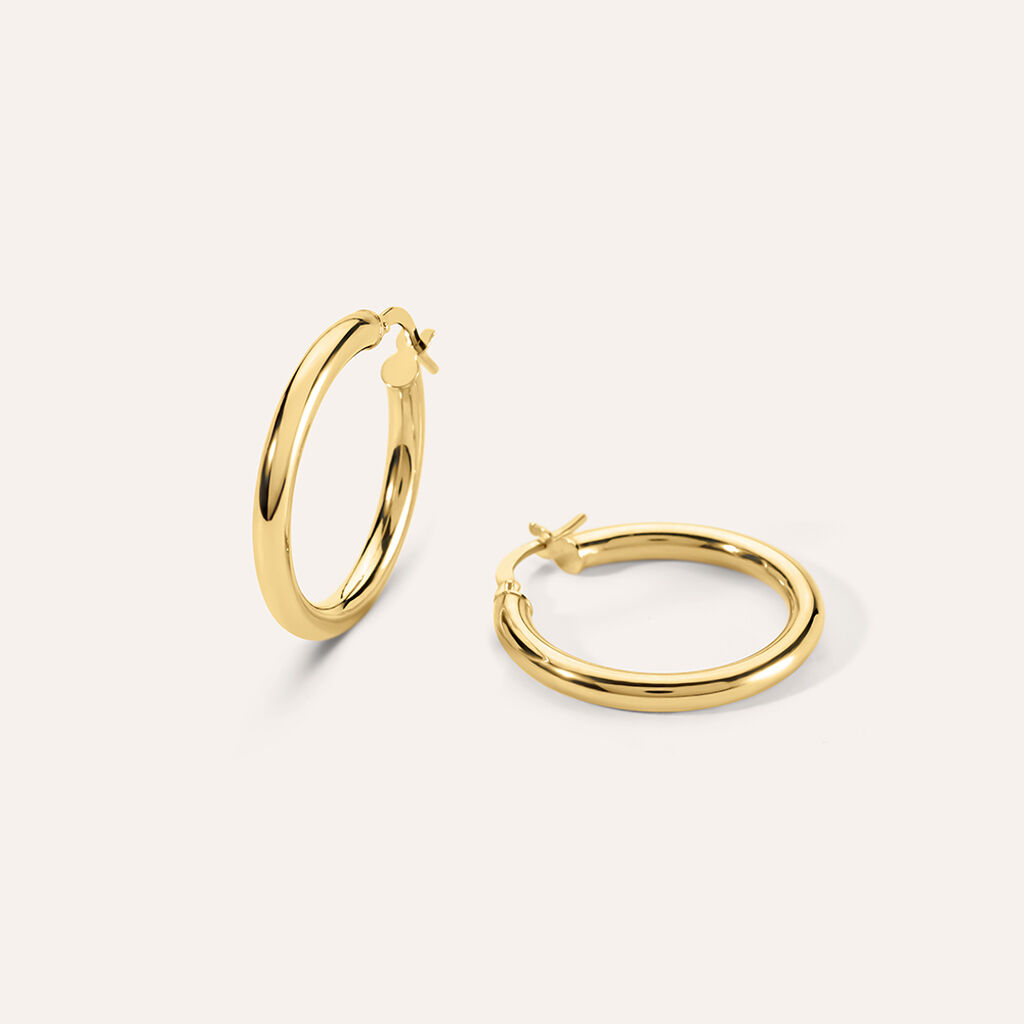 Orecchini A Cerchio Toujours Oro Giallo