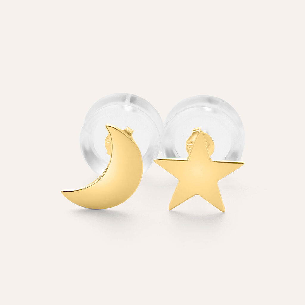 Orecchini Spaiati Bon Ton Oro Giallo