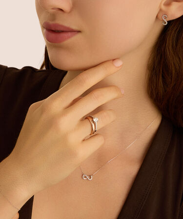 Bracciale Claire Oro Bianco Cubic Zirconia