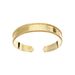 Bracciale bangle raggi in bronzo dorato - Bracciali Donna | Stroili