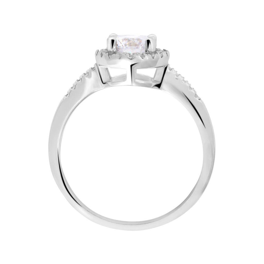 Anello Solitario Silver Elegance Argento Rodiato Cubic Zirconia