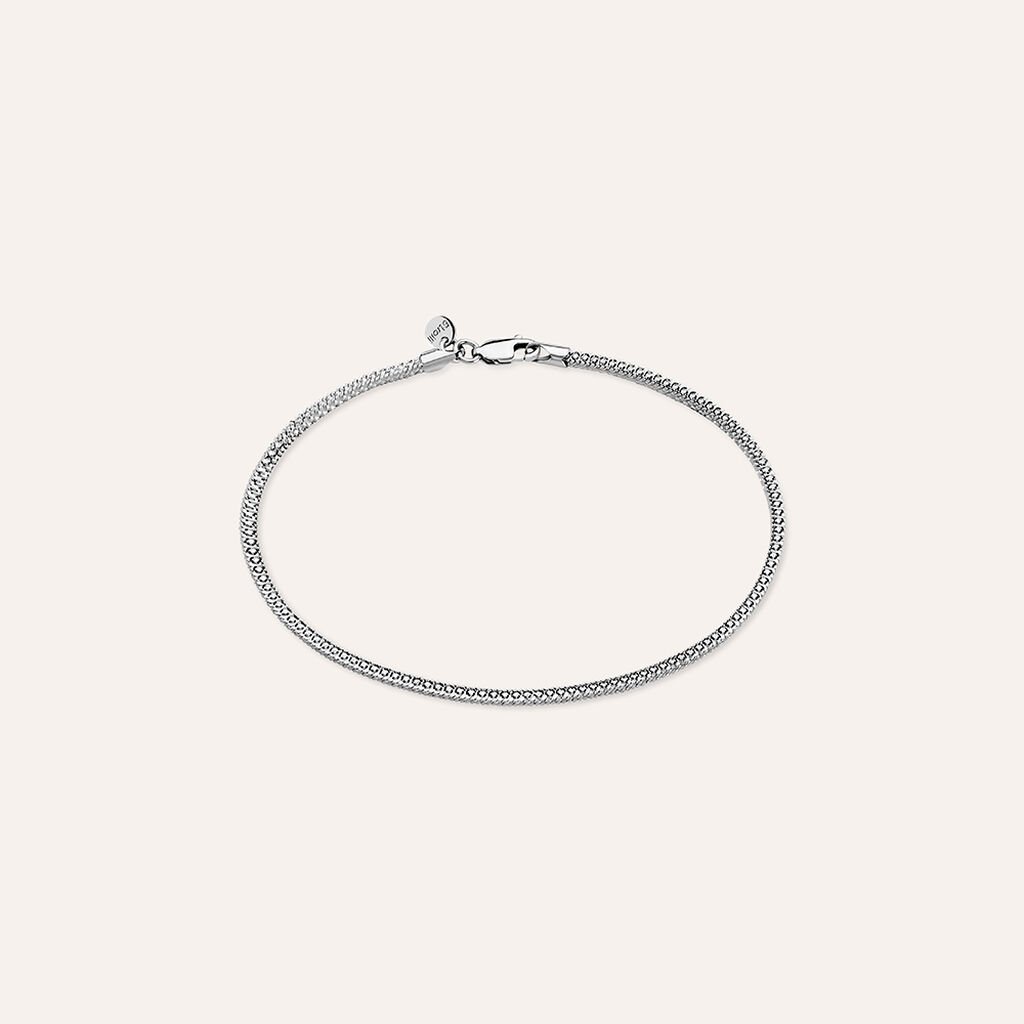 Bracciale Catena Gentleman Argento Rodiato