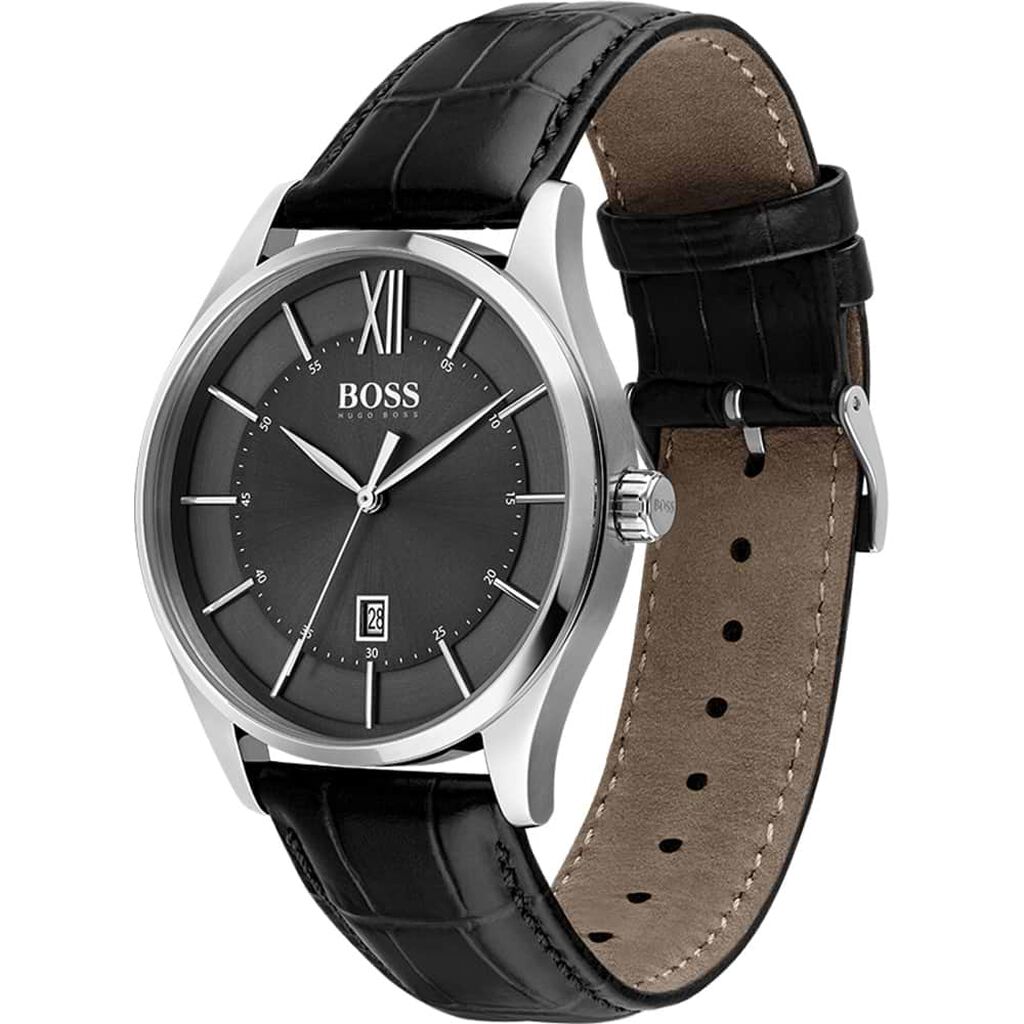 Orologio Datario Uomo Boss Distinction quadrante Nero 1513794