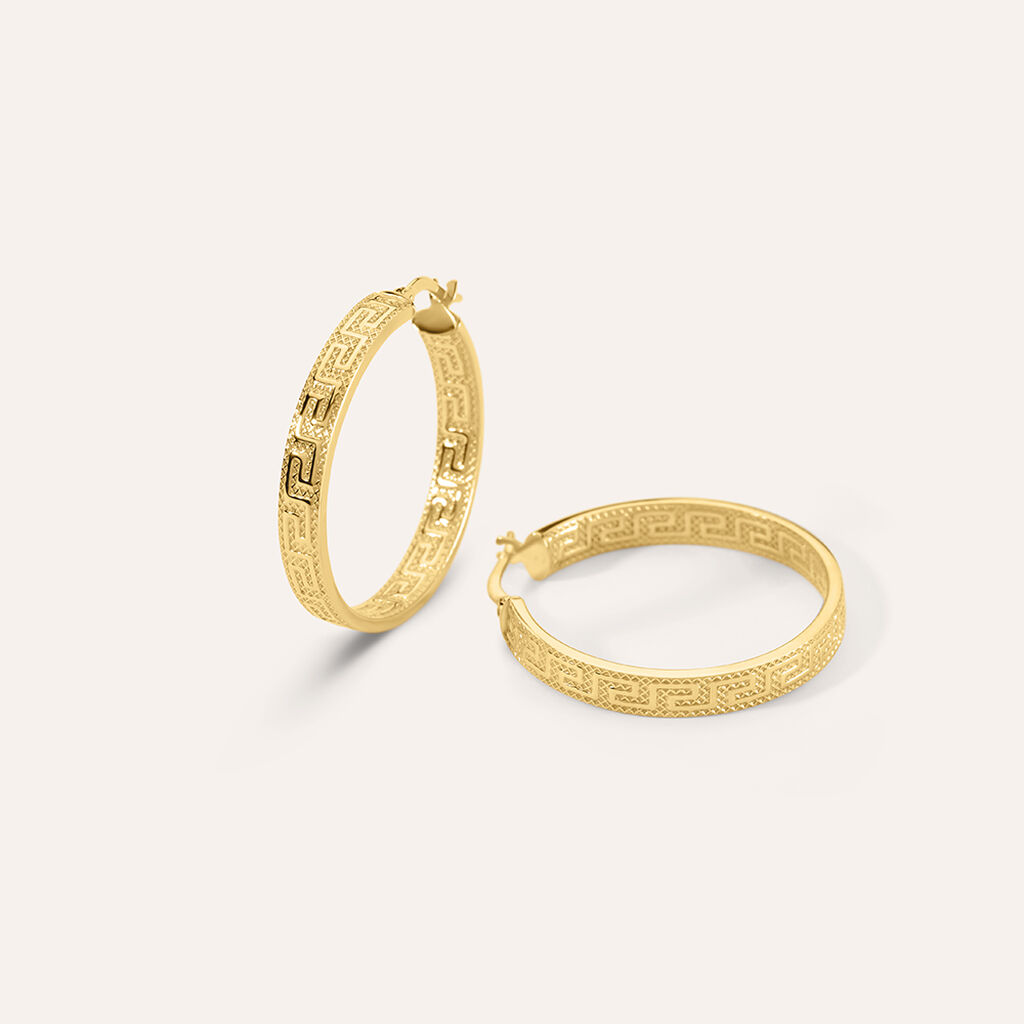 Orecchini A Cerchio Toujours Oro Giallo