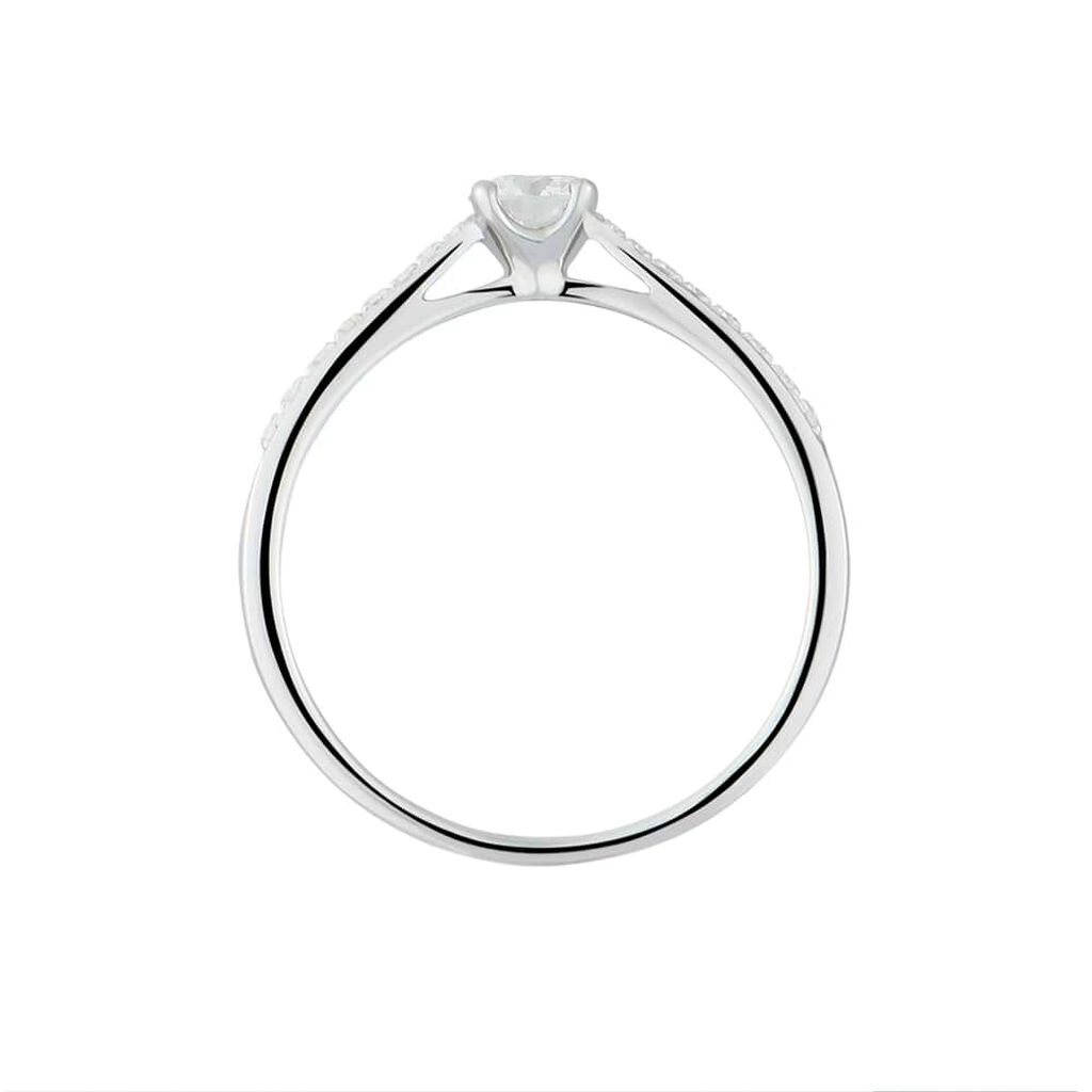 Anello Solitario Diamade Oro Bianco Diamante Lab-Grown - Anelli con Pietre Donna | Stroili