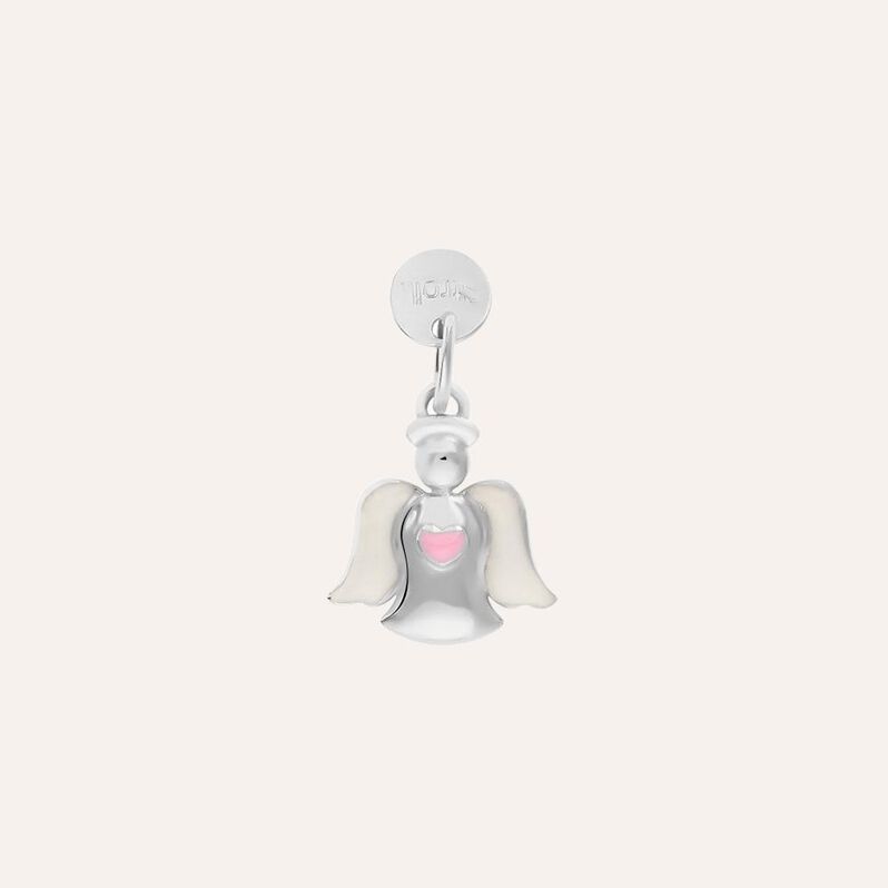 Charm in argento e smalto angioletto - Charms Donna | Stroili