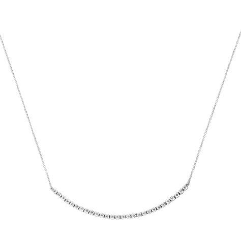 Collana Claire Oro Bianco Cubic Zirconia - Collane Donna | Stroili