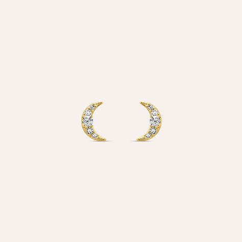 Orecchini Lobo Bon Ton Oro Giallo Cubic Zirconia - Gioielli Donna | Stroili