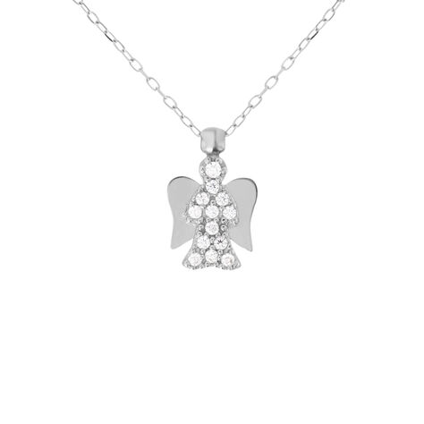 Collana Claire Oro Bianco Cubic Zirconia - Collane Donna | Stroili