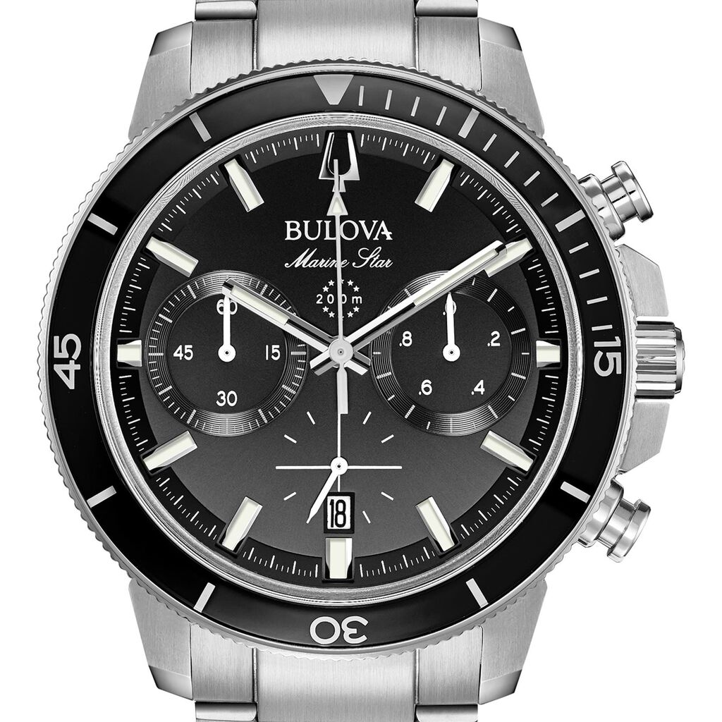 Orologio Al Quarzo Bulova Marine Star 96b272 - Orologi con Datario Uomo | Stroili