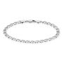 Bracciale Catena Gentleman Argento Rodiato