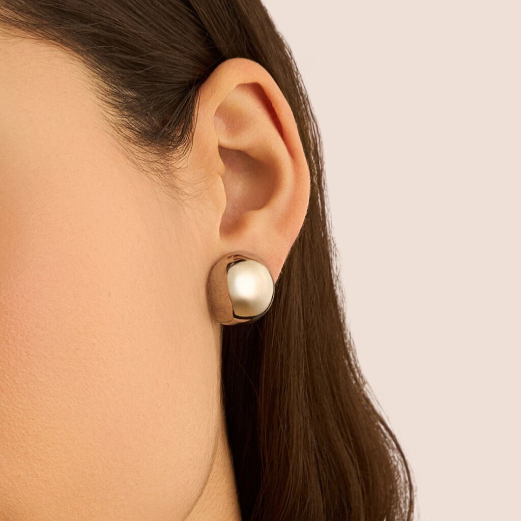 Orecchini Lobo Lady Code Acciaio - Orecchini a Lobo Donna | Stroili