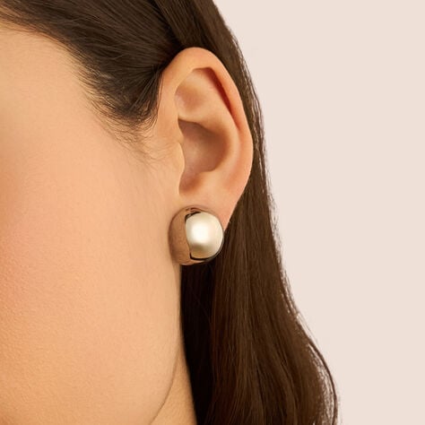 Orecchini Lobo Lady Code Acciaio - Orecchini a Lobo Donna | Stroili