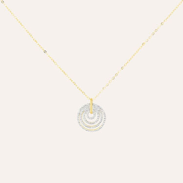 Collana Crystal Gold Oro Giallo Cristallo