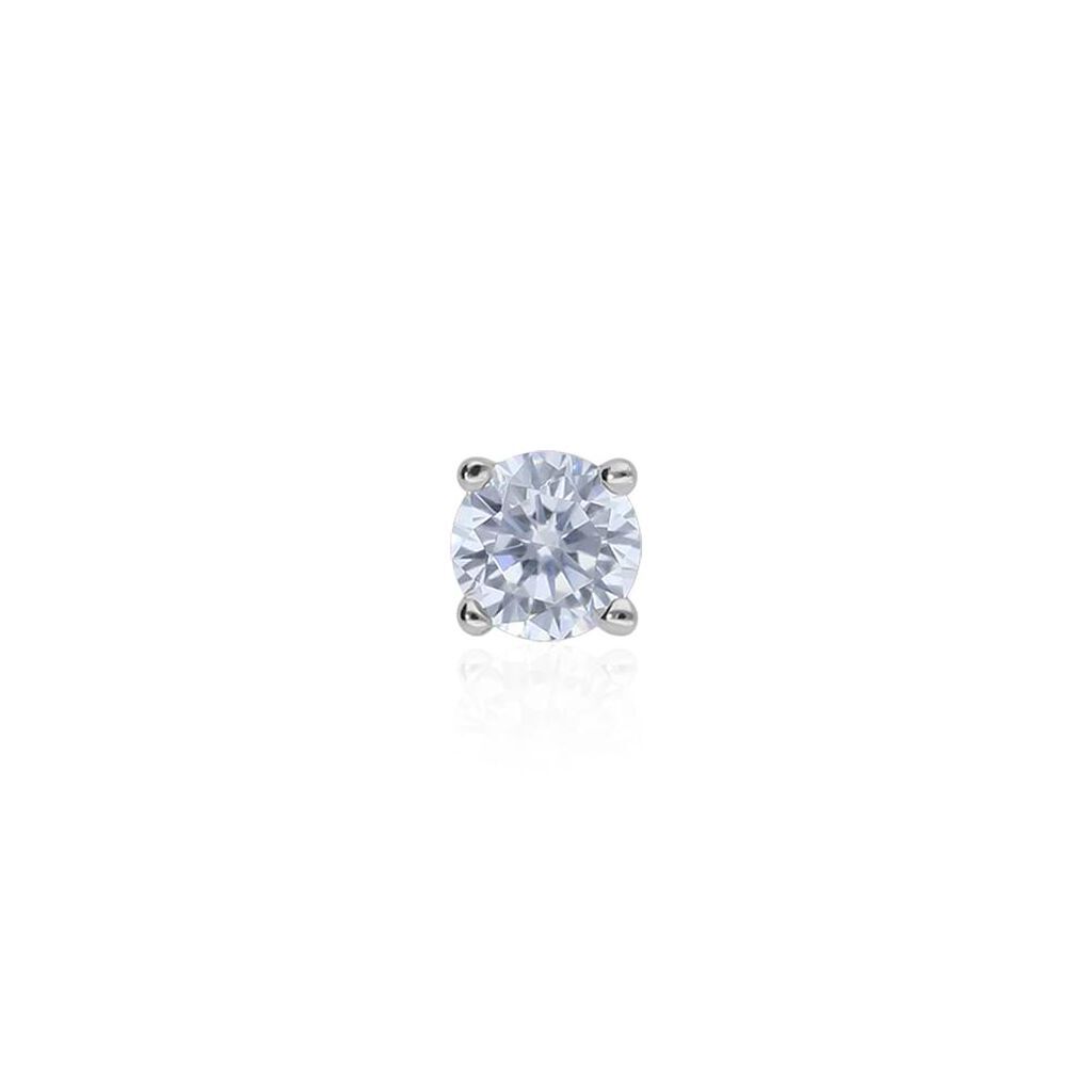 Piercing Orecchio Punto Luce Tragus Helix Conch Ear Shine Oro Bianco Cubic Zirconia - Piercing Orecchio Donna | Stroili