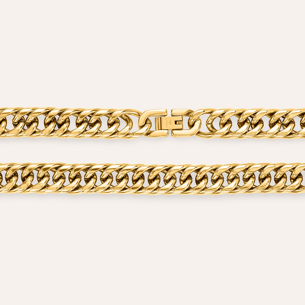 Catena Lady Code Acciaio Dorato - Collane Catena Donna | Stroili