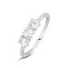 Anello Trilogy Claire Oro Bianco Cubic Zirconia - Anelli con Pietre Donna | Stroili