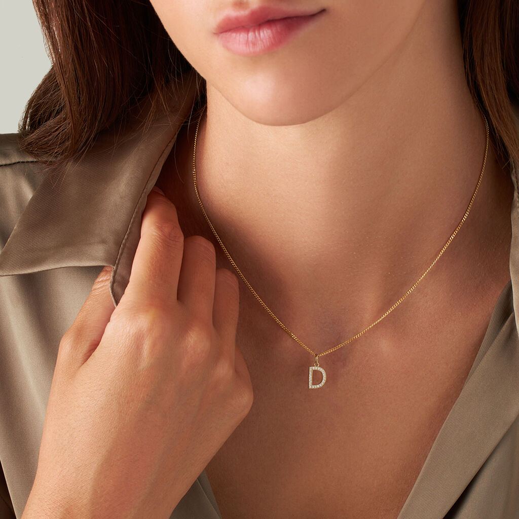 Pendente Poème Oro Giallo Cubic Zirconia - Ciondoli Donna | Stroili