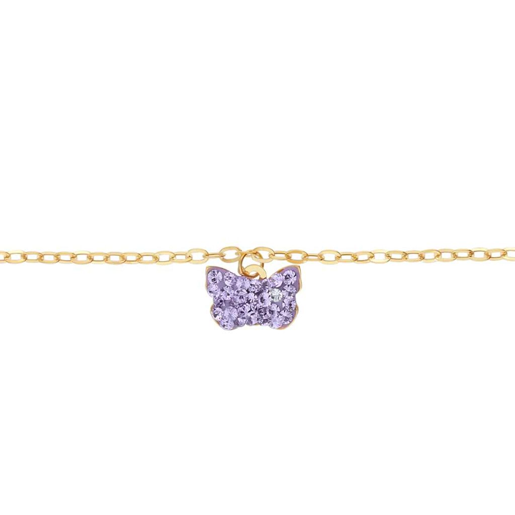 Bracciale Mon Petit Oro Giallo Cristallo - Bracciali Bambino | Stroili