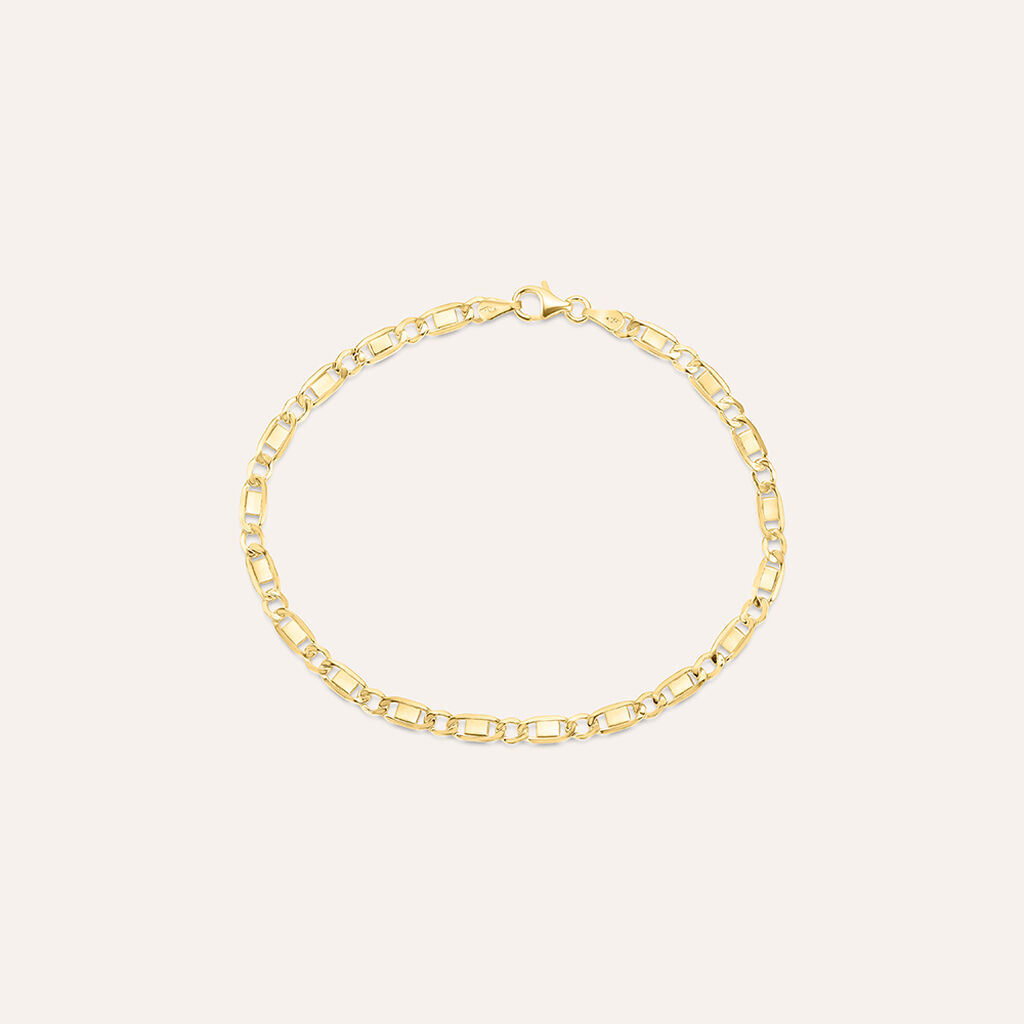 Bracciale Catena Oro Uomo Oro Giallo