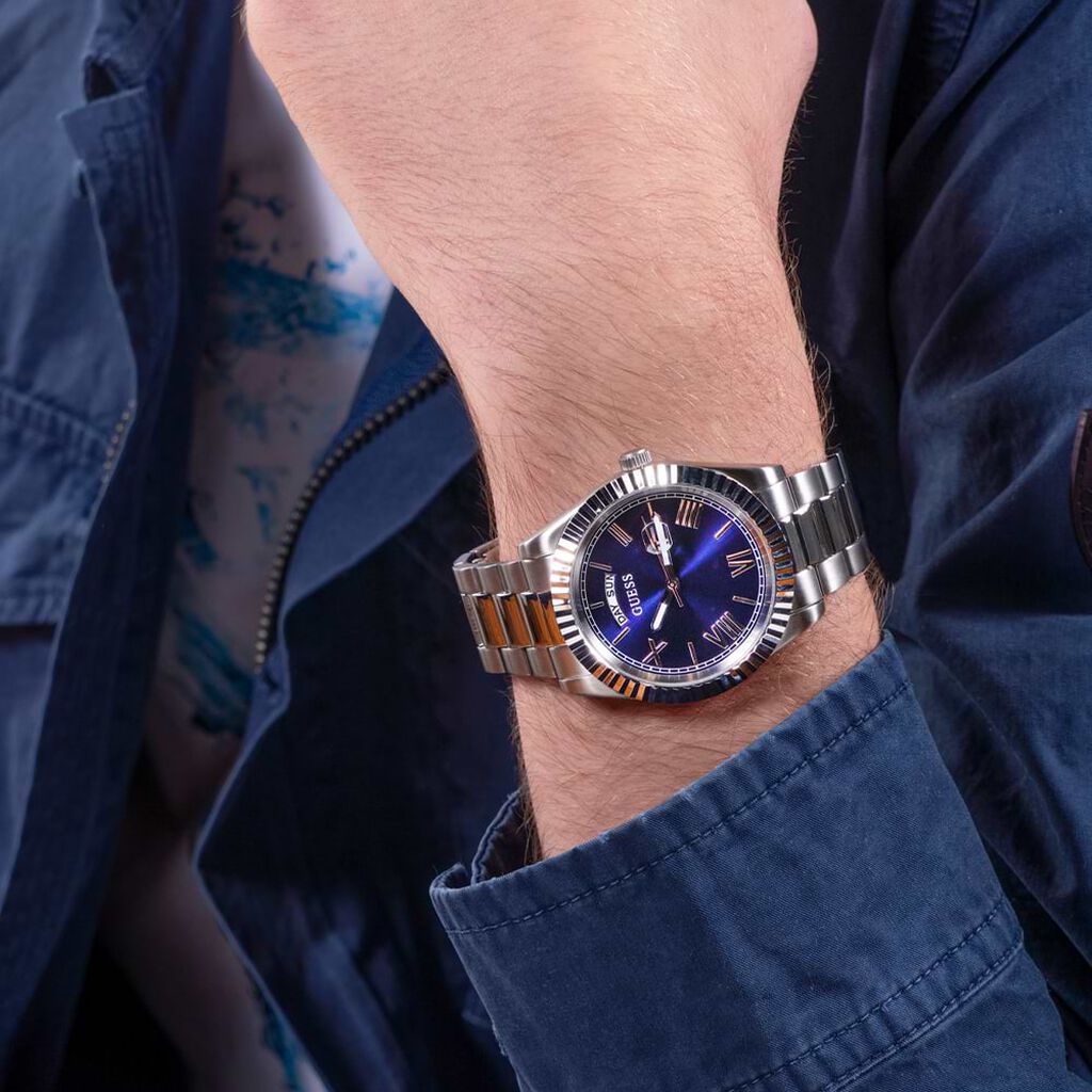 Orologio Al Quarzo Guess Connoisseur Gw0265g7 - Orologi con Datario Uomo | Stroili