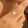 Anello Chevalier Beverly Oro Giallo Madreperla Cubic Zirconia