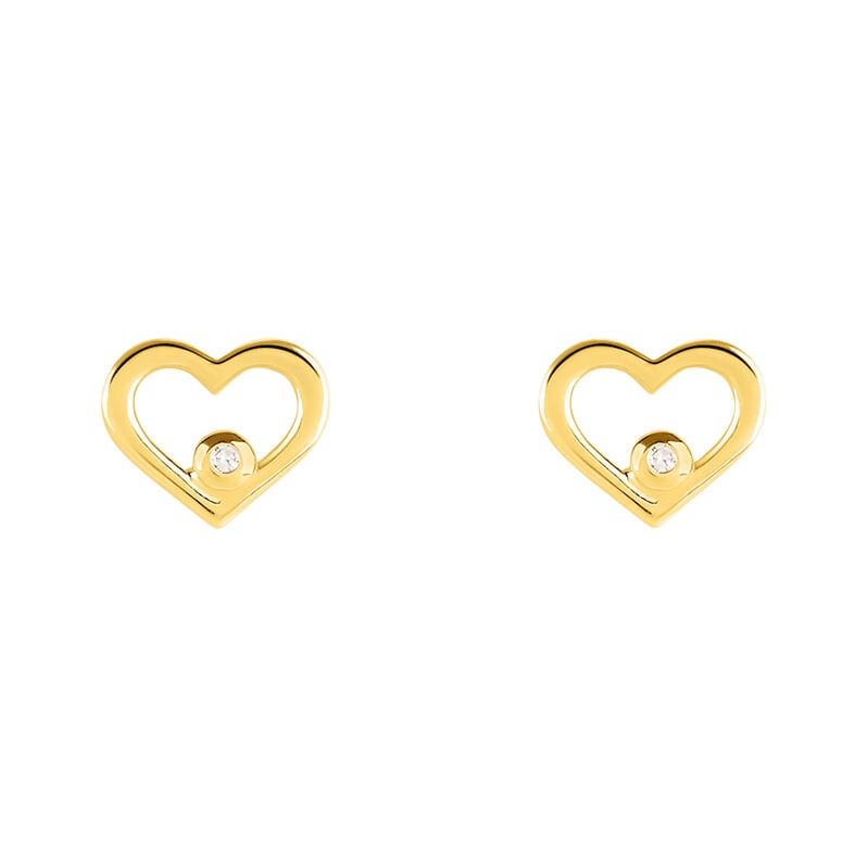 Orecchini Lobo Mon Petit Oro Giallo Diamante - Orecchini a Lobo Bambino | Stroili