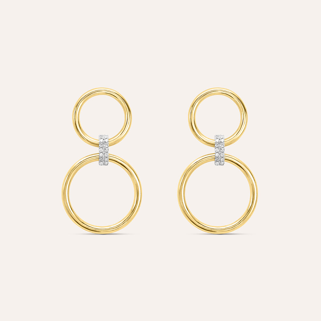 Orecchini Pendenti Sophia Oro Giallo Diamante - Orecchini Pendenti Donna | Stroili