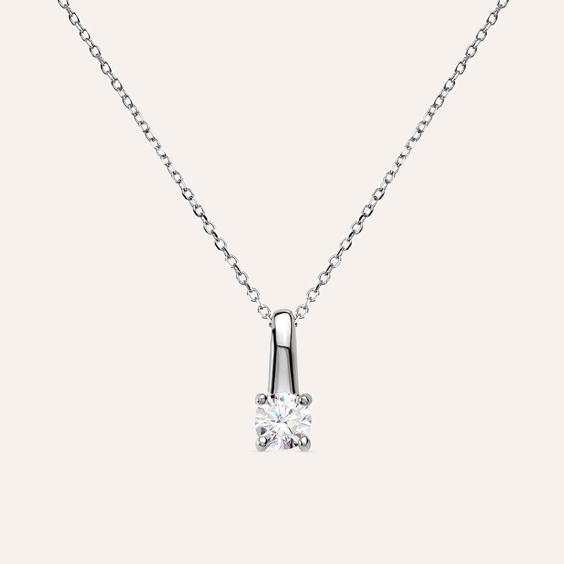 Collana Punto Luce Silver Elegance Argento Rodiato Cubic Zirconia - Collane Punto Luce Donna | Stroili