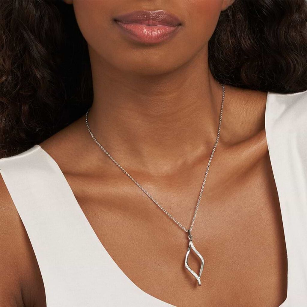 Collana Lady Shine Acciaio Cristallo - Collane Donna | Stroili