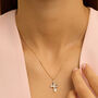 Pendente Holy Oro Bianco Cubic Zirconia