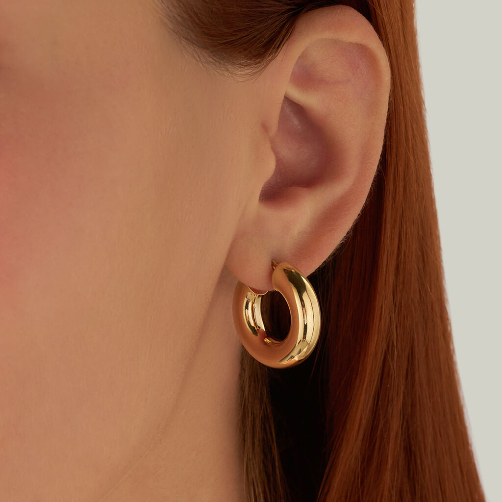 Orecchini A Cerchio Toujours Oro Giallo - Orecchini a Cerchio Donna | Stroili