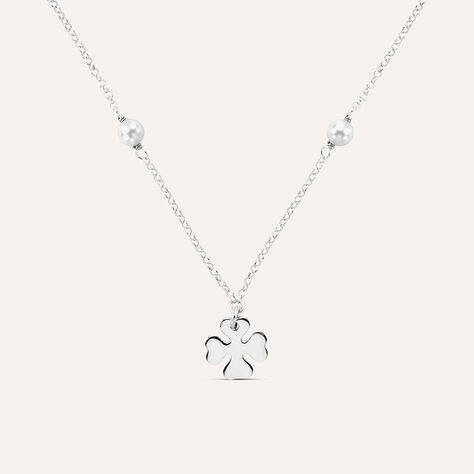 Collana Silver Pearls Argento Rodiato Perla sintentica - Collane Donna | Stroili