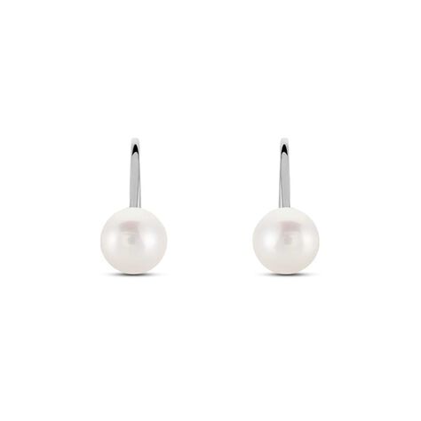 Orecchini Pendenti Gabrielle Oro Bianco Perla D'Acqua Dolce - Orecchini Pendenti Donna | Stroili