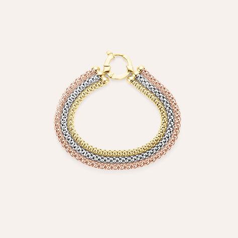 Bracciale Catena Golden Lover Oro Tricolore - Bracciali Donna | Stroili