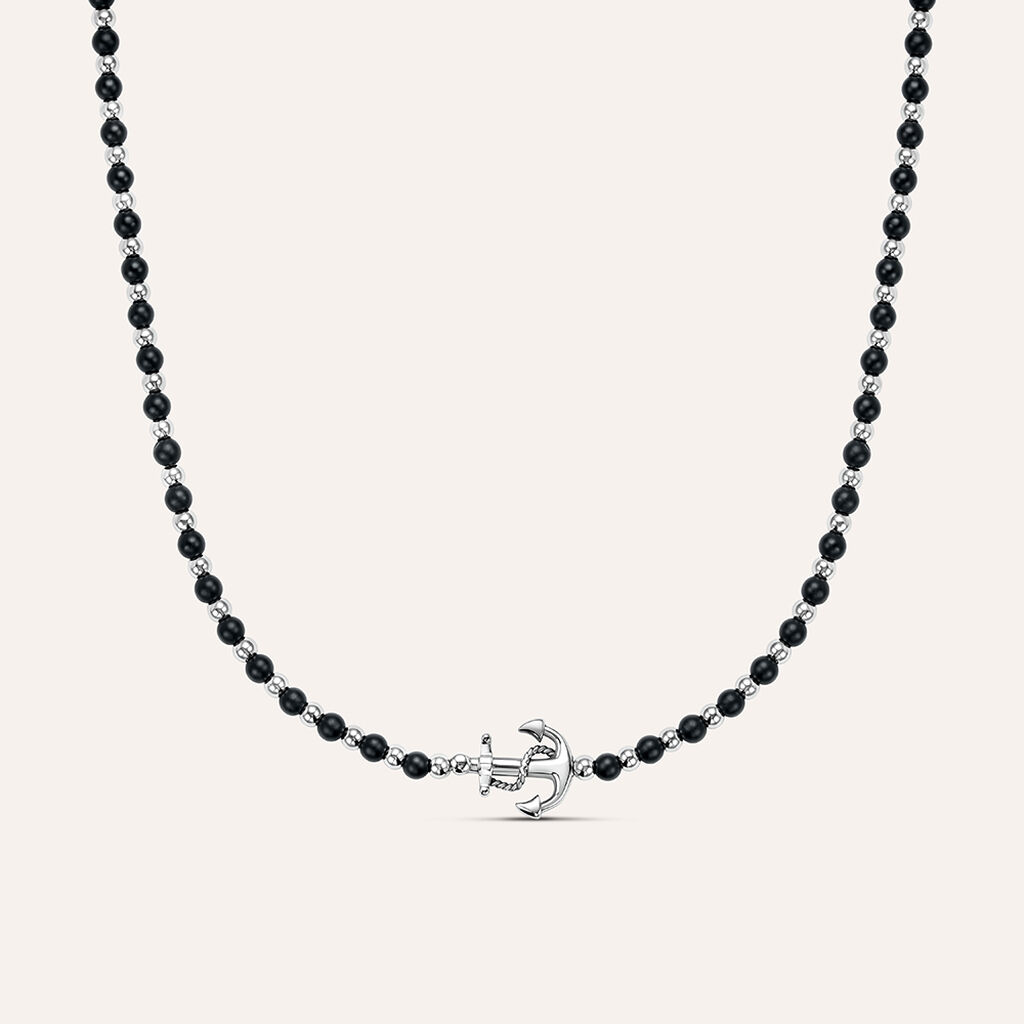 Collana Man Code Acciaio Agata - Bracciali Uomo | Stroili