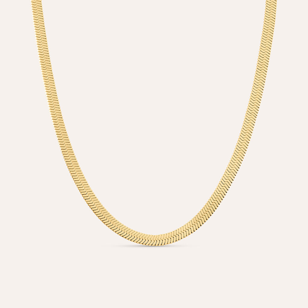 Collana Radiance Acciaio Dorato