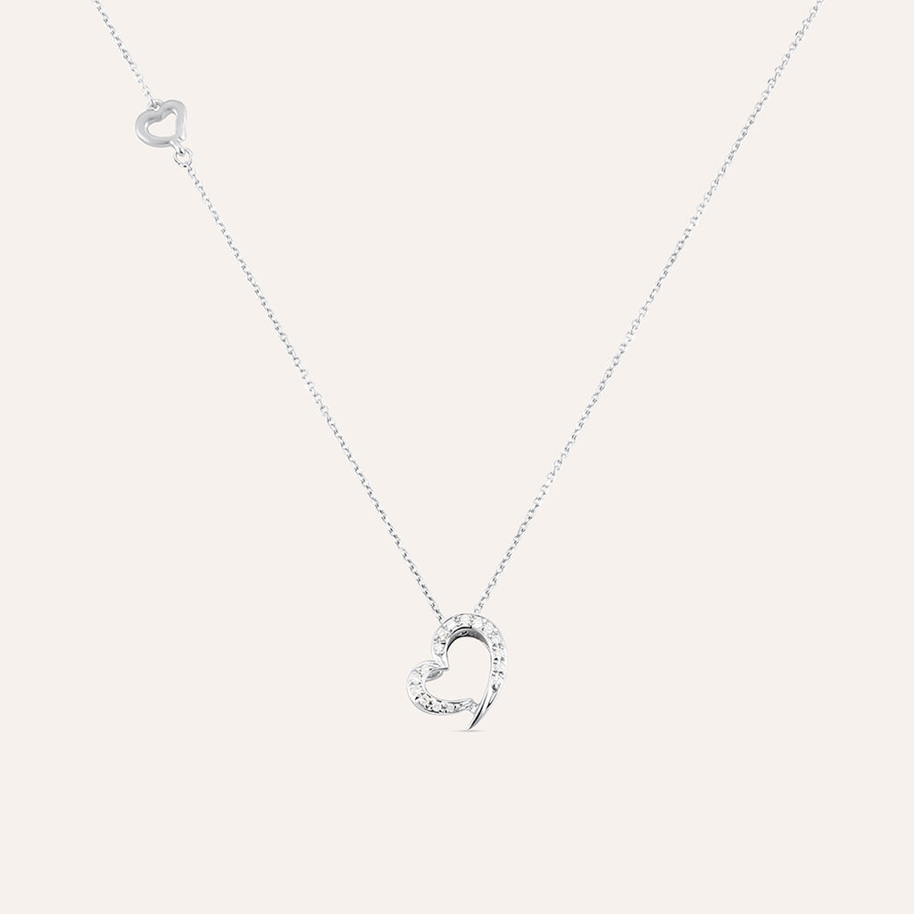 Collana Sophia Oro Bianco Diamante