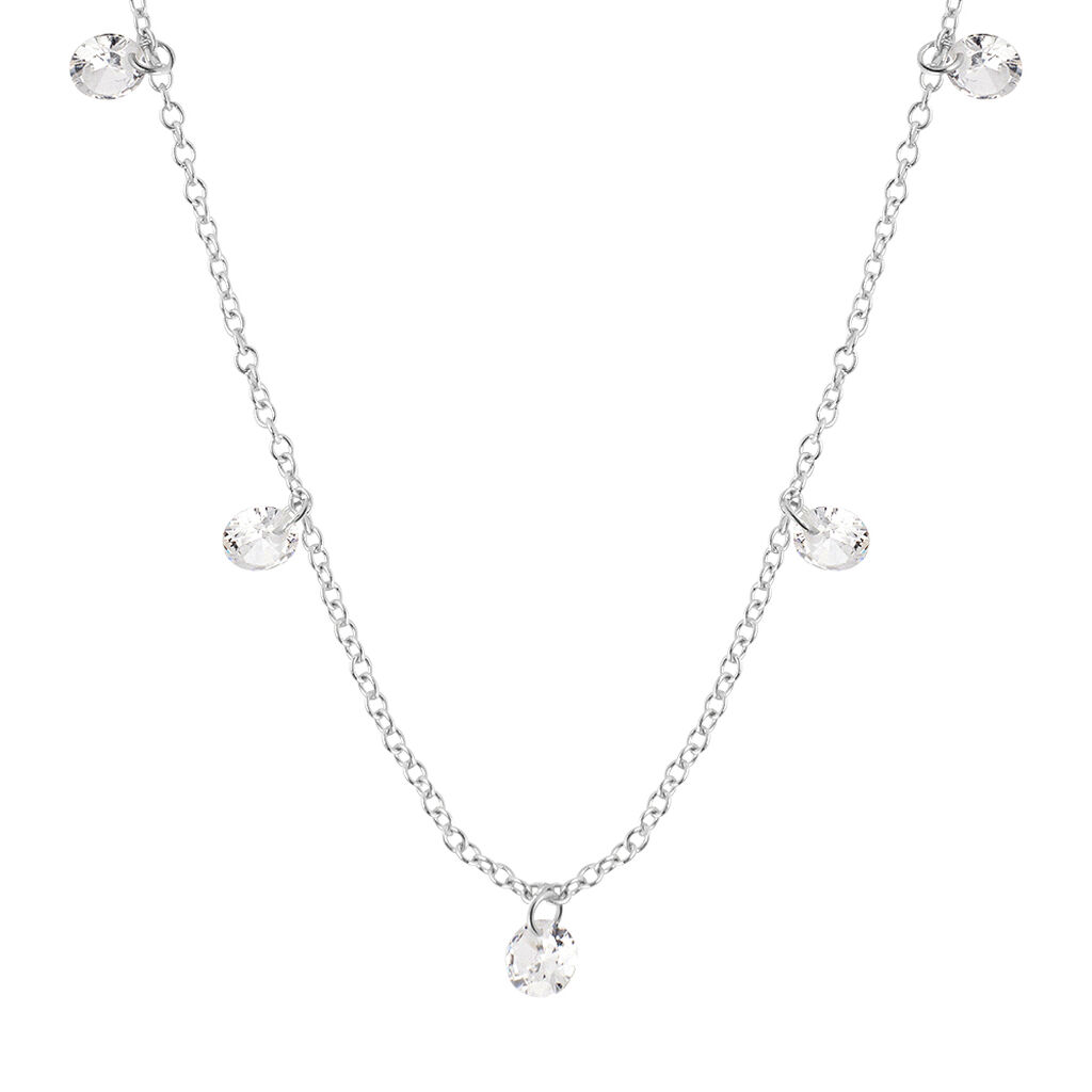 Collana Silver Elegance Argento Rodiato Cubic Zirconia - Collane Donna | Stroili