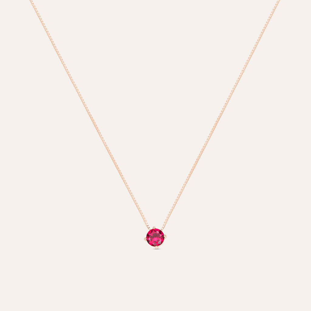 Collana Punto Luce Silver Rainbow Argento Rosa Cubic Zirconia - Gioielli Donna | Stroili