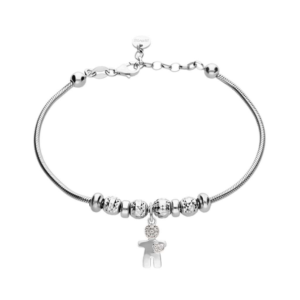 Pendente Love Beats Argento Rodiato Cubic Zirconia - Ciondoli Donna | Stroili
