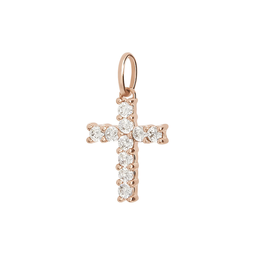 Pendente Love Beats Argento Rosa Cubic Zirconia - Ciondoli Donna | Stroili