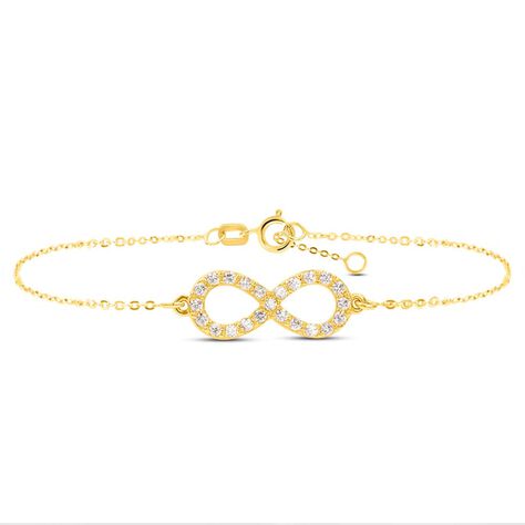 Bracciale Claire Oro Giallo Cubic Zirconia - Bracciali Amicizia Donna | Stroili