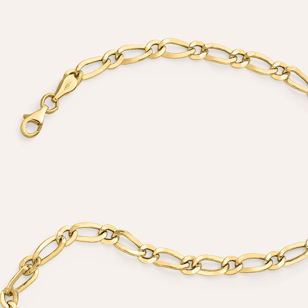 Bracciale Catena Oro Uomo Oro Giallo