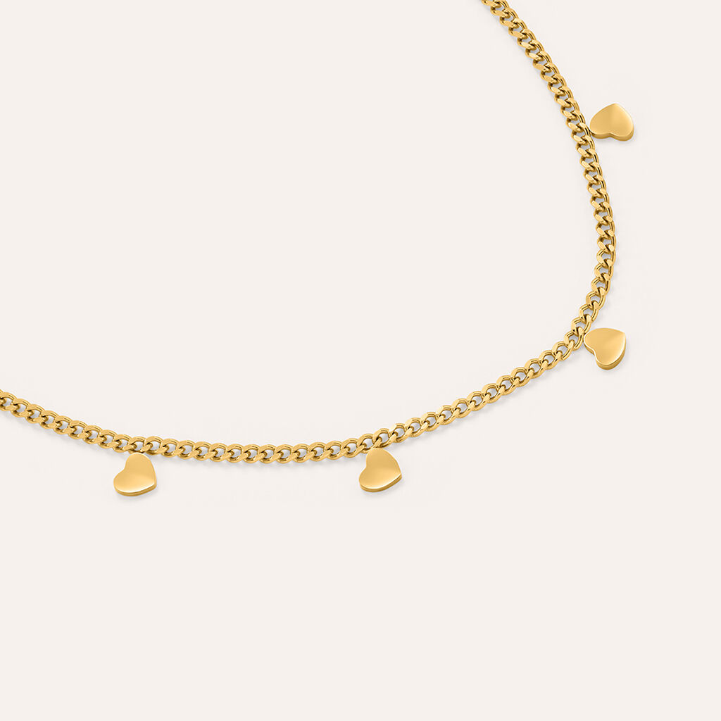 Bracciale Lady Chic Acciaio Dorato - Bracciali Love Donna | Stroili