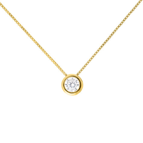 Collana Punto Luce Claire Oro Giallo Cubic Zirconia - Collane Punto Luce Donna | Stroili