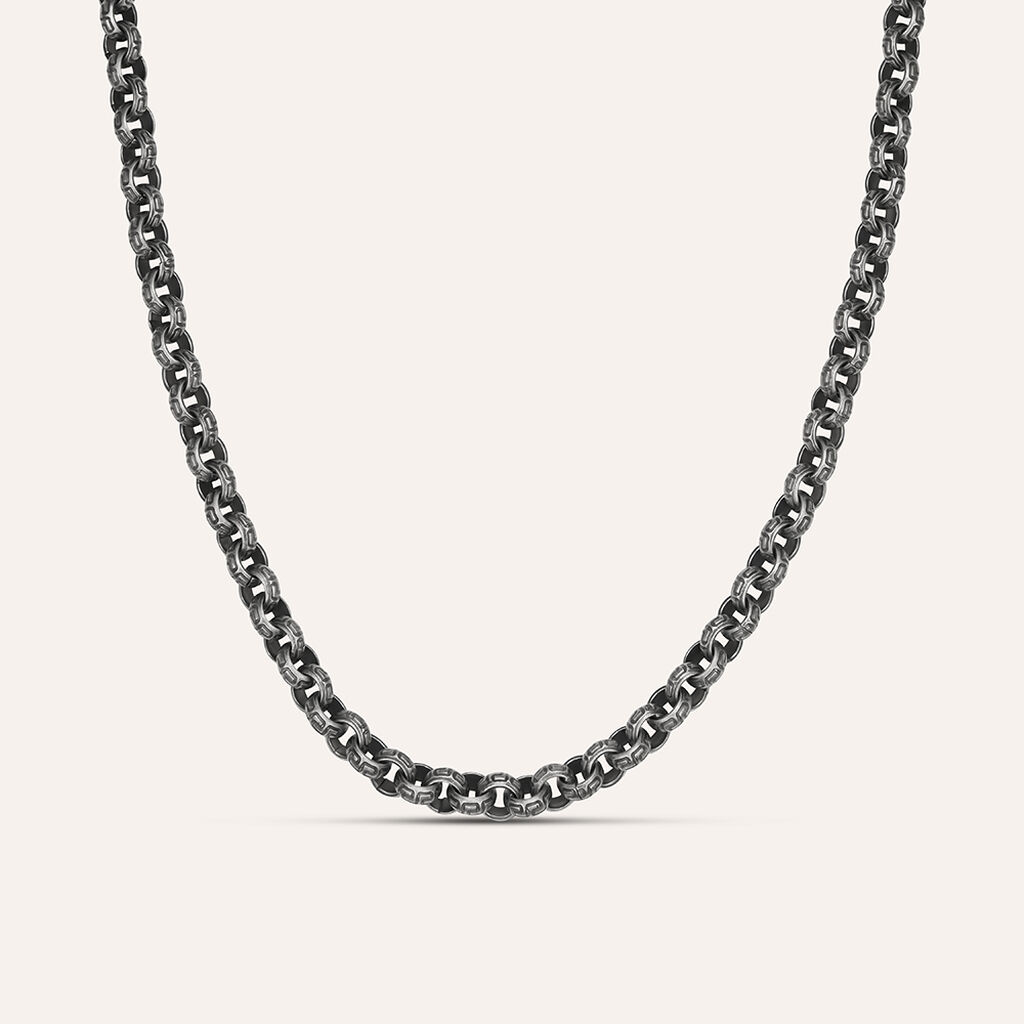 Catena Man Code Acciaio Bicolore